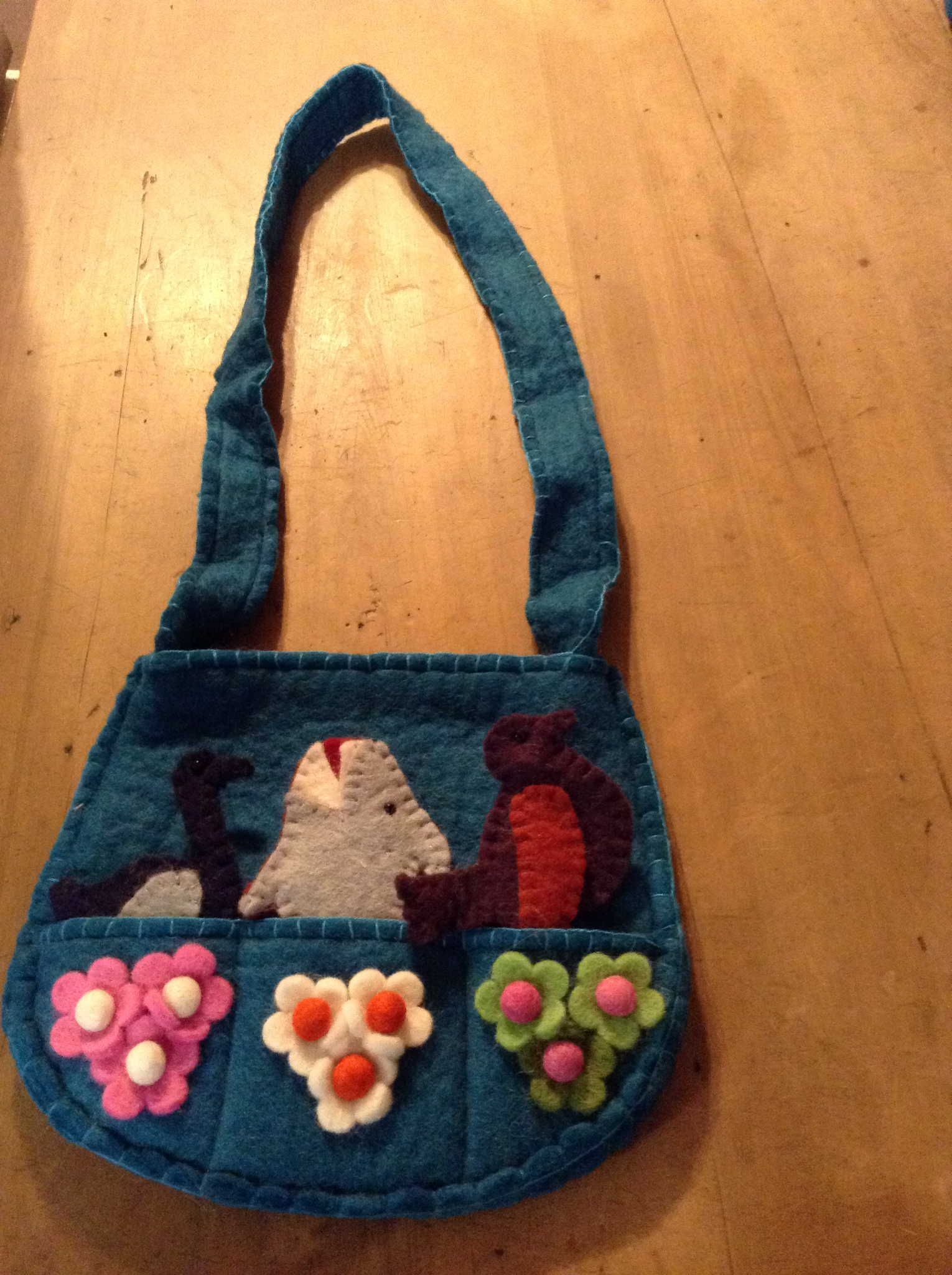 Felt Finger Puppet Bag